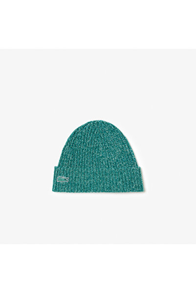 Lacoste Unisex Yün Yeşil Bere