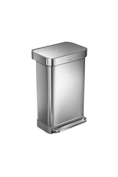 Simplehuman Coș de gunoi cu pedală, Simplehuman, 45 litri, oțel inoxidabil