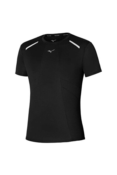 MIZUNO Tricou de alergare pentru bărbați DryAeroFlow SS 2025-Negru-M