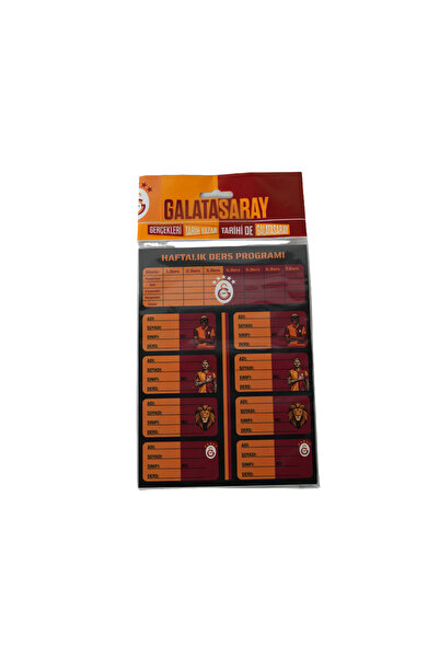 Galatasaray Ders Programlı Okul Etiketi 50449