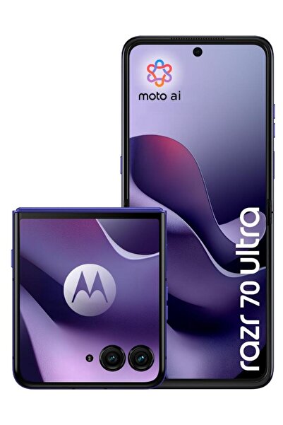 Motorola Смартфон Razr 70 Ultra, Snapdragon 8 Elite, 7-инчов сгъваем LTPO AMO...