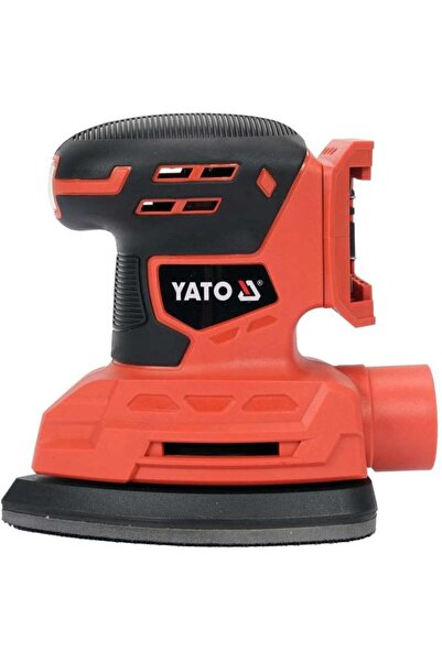 yato YT-82755 18V Cordless Detail Sander for Wood, Metal & Paint, Orange/Black
