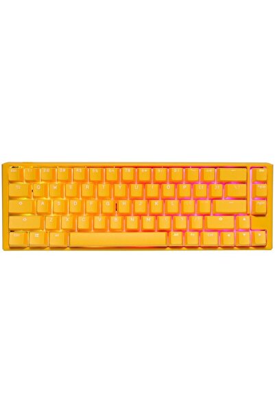 Ducky Ένα κίτρινο πληκτρολόγιο gaming SF, RGB, με διακόπτες Cherry MX Clear, ...