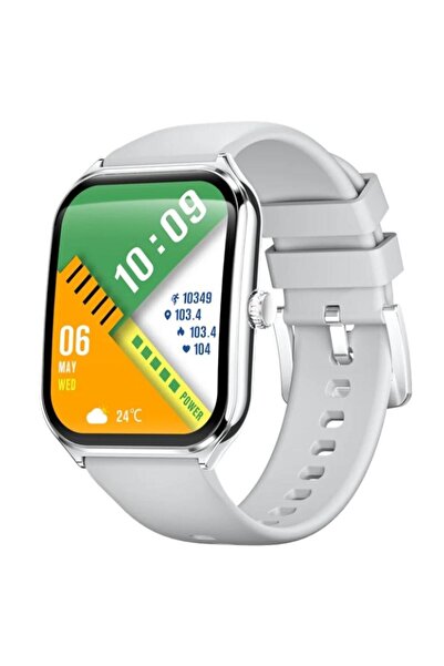 MAXCOM FW74 Aurum Slim Smartwatch, 1.93" AMOLED, 7-Day Battery, IP67, Silver