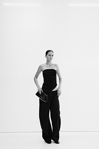 H&M Asimetrik Straplez Üst