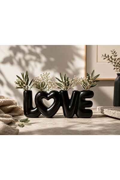 farist Decorative Love Design Vase – 3D Printing Production – 20X8X3 cm