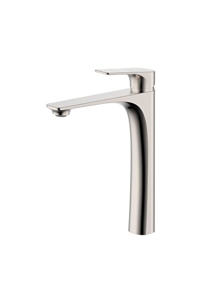 Milano Plus Art Basin Mixer Brushed Nickel Modern Sink Faucet