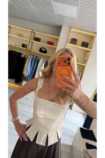 H&H COLLECTION KORSE DETAYLI BUSTİYER