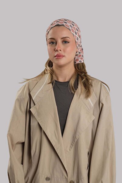 HÜRREM BONE Mink Practical Ready-To-Wear Buff Bandana Sandy Patterned Tube Ca...