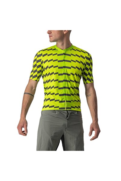 Castelli Ανδρική Ποδηλατική Φανέλα Απεριόριστη Sterrato-Lime-XL