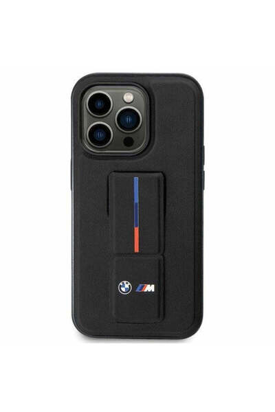 BMW Husă BMHCP14S22GSLK pentru iPhone 14 6.1 ", neagră, rigidă, Grip Hot Stamp