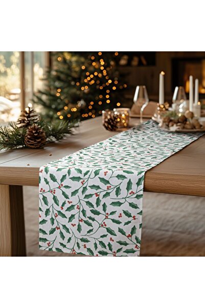 Beauty Home ΡΑΝΝΕΡ HOLLY BRANCH XMAS