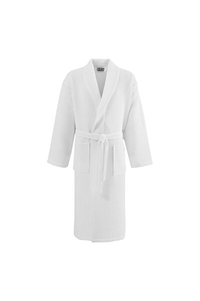 Beauty Home Μπουρνούζι Support πικέ με γιακά 50%Cot-50%Pol 210gsm Λευκό