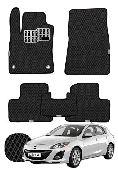 UNAL MAT Mazda Mazda 3 2008-2013 Özelleştirilebilir Tam Set Premium EVA Paspa...
