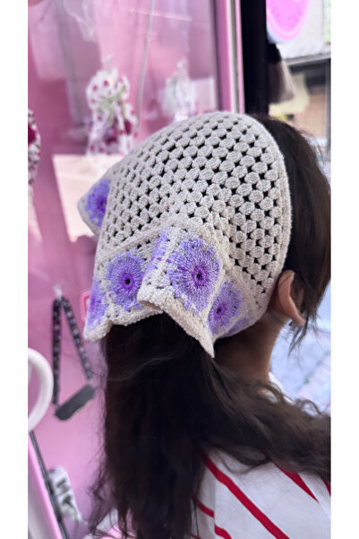 iky aksesuar Bandană florală boemă