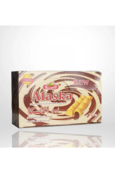 Alaska Puffy Corn Fingers (Box 48 x 10 g) Chocolate Filled Fingers