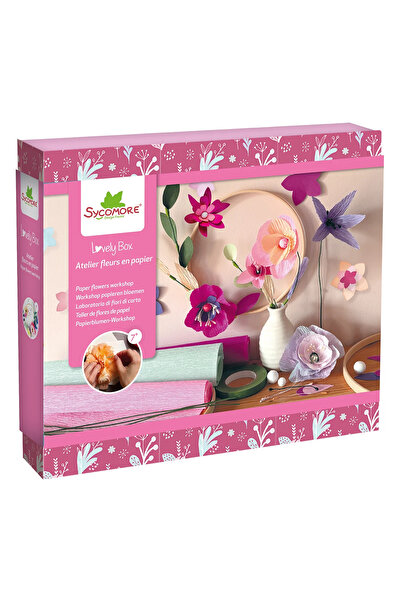 Sycomore Atelier creativ, Flori din hârtie creponată