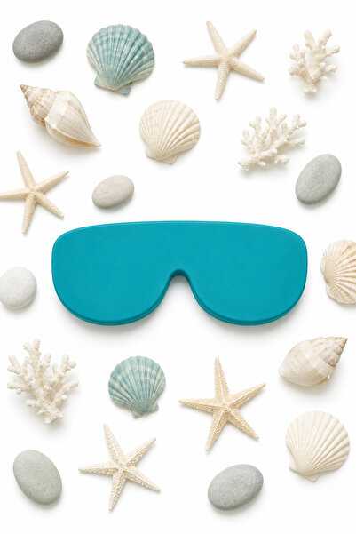 Modex Modern Design Sun and Numbered Silicone Glasses Case (14.5*6cm)