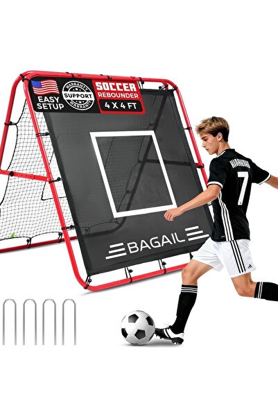 OEM Rebounder de Fotbal cu Plasă Față-Spate Reglabil 120x120 cm