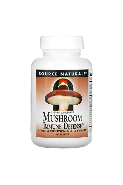 source naturals Mushroom Immune Defense, 60 Tablets
