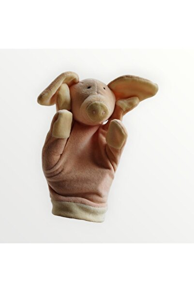 Jellycat Χειροκουκλάκι γουρουνάκι Μαλακό ροζ Από 2 ετών και άνω