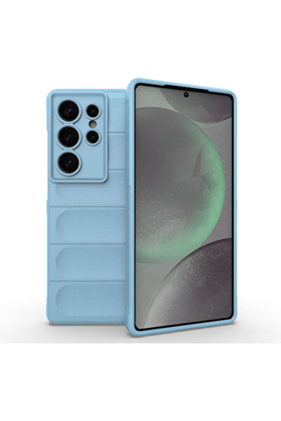Techsuit Μαγική Πίσω Θήκη Σιλικόνης Μπλε (Samsung Galaxy S25 Ultra - Techsuit)