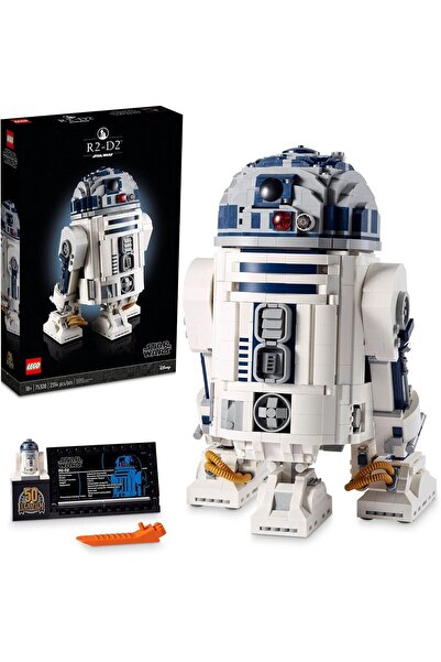 LEGO مجموعة بناء روبوت R2-D2 75308 من ستار وورز للبالغين، نموذج عرض قابل للتج...