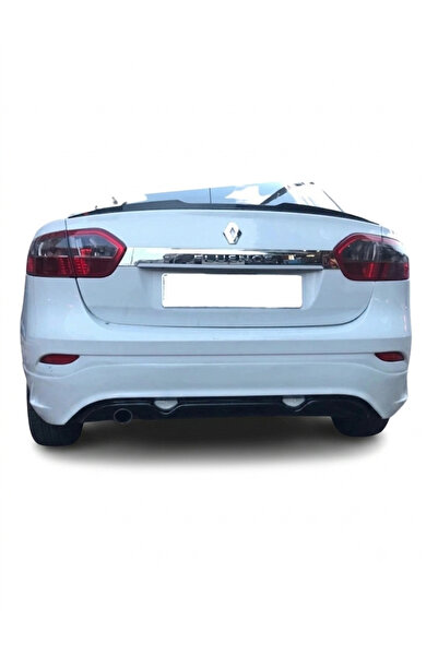 TMZ Garage Renault Fluence 2009 ve Üzeri Uyumlu Arka Bagaj Üstü Spoiler Parla...