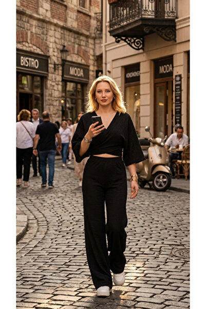 FIRFIR MODA GOFRE PANTOLON