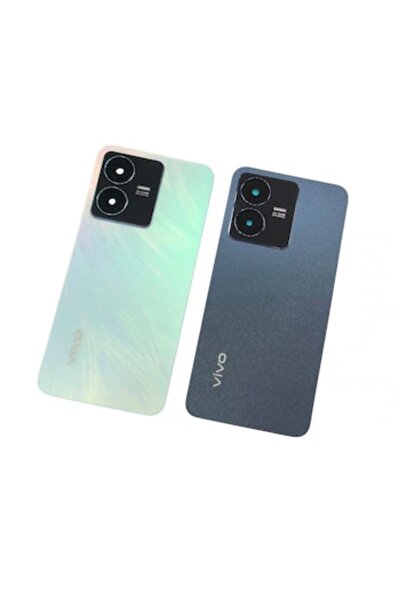 Yedcom Vivo Y22S Beyaz Arka Pil Kapağı Batarya Kapağı Arka Kapak
