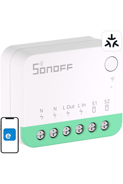 Sonoff MINIR4M Έξυπνος Ενδιάμεσος Διακόπτης Wi-Fi