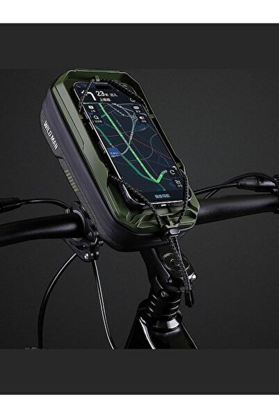 Wildman Gears GX330 Τσάντα Τιμονιού Ποδηλάτου Πράσινη