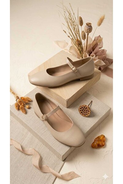 maria life Babet Mink Skin Round Toe Closed Helmet Flat Sole Orthopedic New S...
