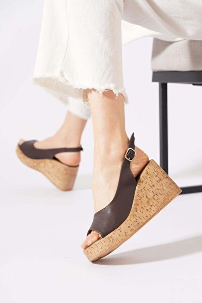 Moda Pie Pandeger feta flat back strap women's sandals brown skin
