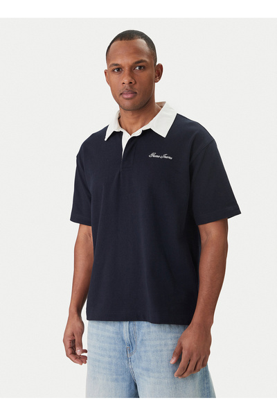 Guess Jeans Lacivert Erkek Polo T-Shirt M6GP13KCYM1-A71W Laci Polo T-Shirt