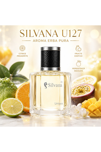 Silvana U127 Unisex Eau de Parfum 50 ml – Aroma Erba Pura, Fructat Oriental, ...