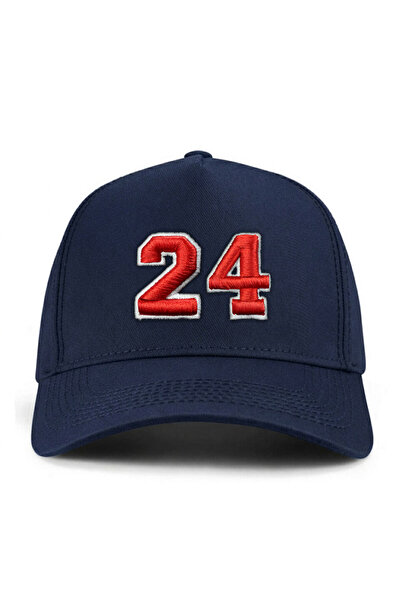 PataCute Number 24 Embossed Molded Baseball Cap