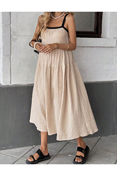 Evendi Rochie medie, Crem