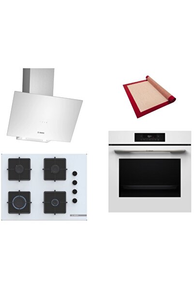 Bosch Beyaz 3 lü Ankastre Set 599 ( HJG852YW0T - POP7C2P31O - DWK64PJ20T ) 67...