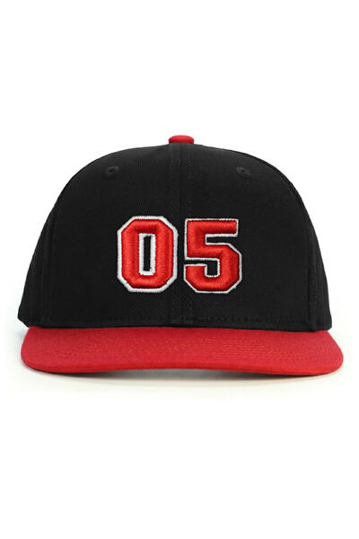 PataCute Number 05 Embossed Snapback Hat