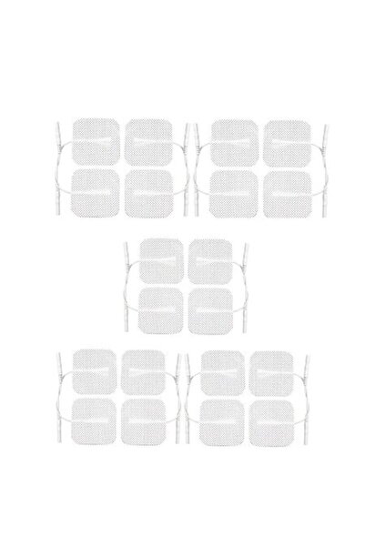 Jenuos Set de 20 E-Cron, JENUOS ®   electrozi cu gel autoadezivi, Reutilizabi...