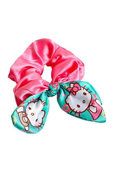 SANRIO Hello Kitty Two Colorway Scrunchy With Print