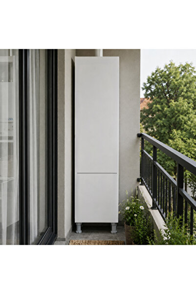 Arles Home 2 Kapaklı 3 Raflı Kombi Dolabı Çok Amaçlı
