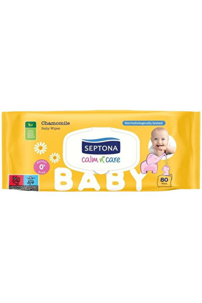 Septona Servetele Umede pentru Bebelusi - Calm'n'Care Camomile, 80 buc