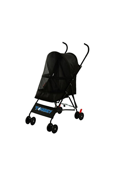 Tommy Evcil Hayvan Arabası 60x43x94 cm Siyah Max 15 kg