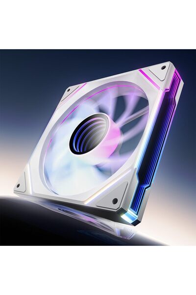 Asiahorse Ventilator PC RGB 140MM cu debit mare de aer 89.77 CFM – Alb