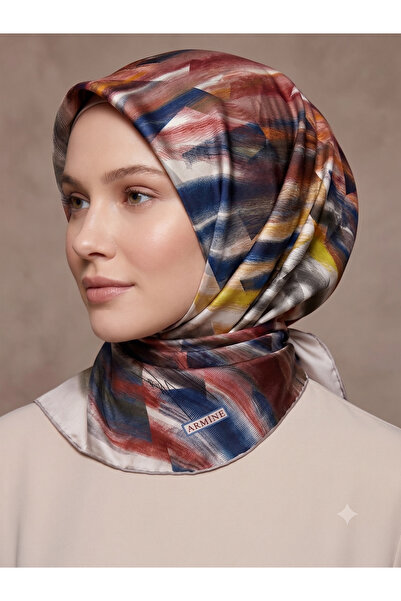 Armine 100% Sura Pure Silk Scarf 90X90 Nostalgia Series 8339D01-81