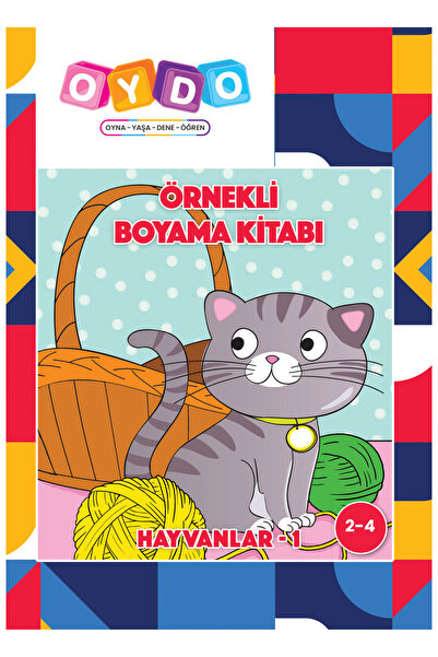 Örnekli Boyama Kitabı Hayvanlar 1