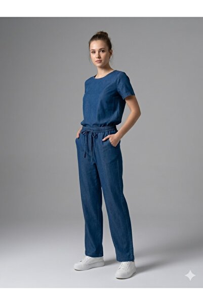 Ercan Akdeniz Elastic Waistband Detailed Trousers 6001