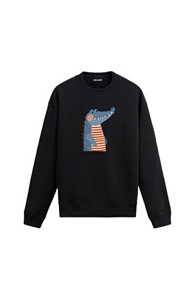 Colermi Crocodile Design Sweatshirt
